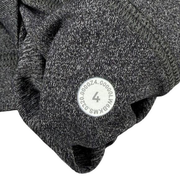 LULULEMON Swift Speed High-Rise Crop 21" Size 4 Heathered Black - Picture 8 of 8